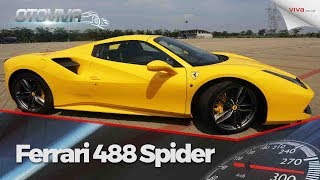 Viva.co.id - diketahui, ferrari 488 spider menggunakan mesin turbo
berkonfigurasi v8 dengan kapasitas 3.902 cc, yang mampu menyemburkan
tenaga 659 daya kuda ...