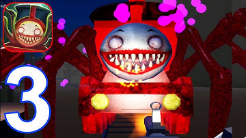 Spider Train: Survival Shoot - Gameplay Walkthrough Part 3 Station 7-9 Choo-Choo Charles iOS Android