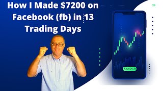 How I Made $7200 on Facebook (fb)  Using My Swing Trading Strategy? I Technical Analysis