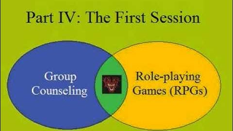 RPGs & Group Counseling Part IV: The First Session