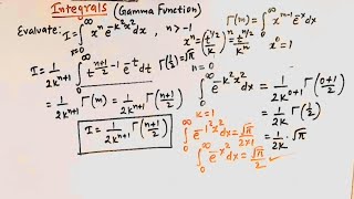 || Integrals_ Gamma Function ||