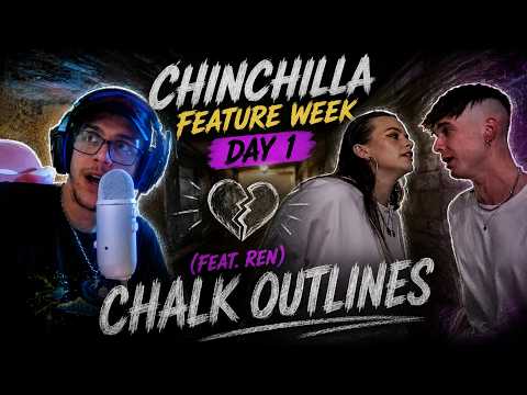 CHINCHILLA WEEK DAY 1| Chinchilla x Ren Chalk Outlines Reactions
