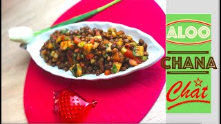 Delicious Aloo Chana Chaat Recipe by yummy Hans Kitchen| рдЖрд▓реВ рдЪрдирд╛ рдЪрд╛рдЯ | Chatpati Healthy Chaat