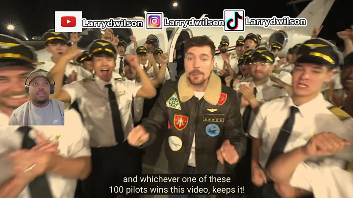 LARRYDWILSON REACTS TO MRBEAST 100 PILOTS FIGHT FOR A PRIVATE JET