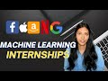 How To Get a Machine Learning Internship in 2021