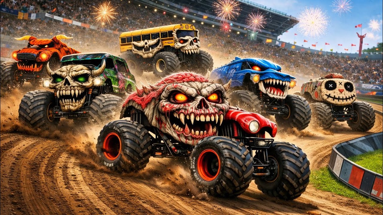 Dangerous Extreme Monster Truck Racing 🚛🔥 Impossible Stunts & Crazy Crash Gameplay | Android Games