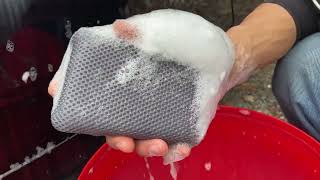 Lucullan 3 Color Microfiber Bug Sponge For Car Washing Ultra Sof screenshot 3