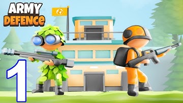 Army Defense - Level 1 - 3 Gameplay walkthrough (Android,ios)