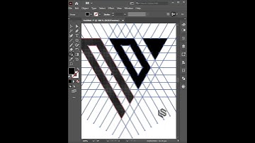 How to create Monogram logo  || Monogram logo design || AD logo design