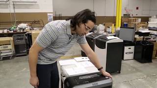 Fellowes 125I/CI Shredder-Paper capacity calibration