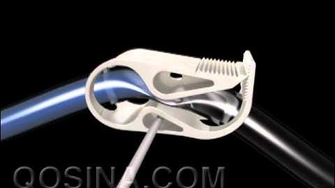 Qosina Pinch Clamp, White, fits 0.75 inch OD Tubing; (3/4 inch, 19 mm)