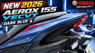 New 2026 Yamaha Aerox 155 SP YECVT Dark Blue | Full Walkaround & Features