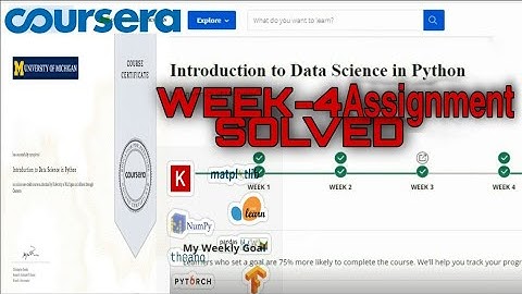 Introduction to Data Science in Python | Coursera | Week 4 | Updated  Assignment | Solved