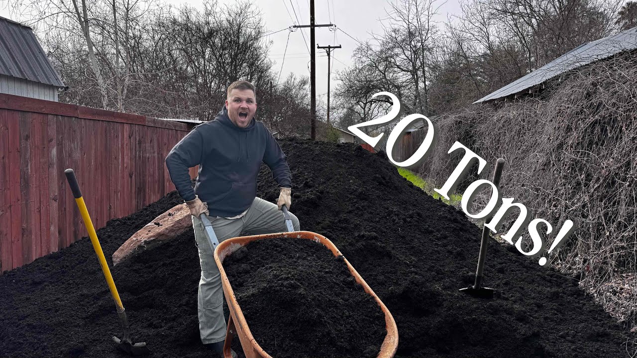 15 Yards of Soil Just Arrived! 😱 Race Against The Storm To Transform ...