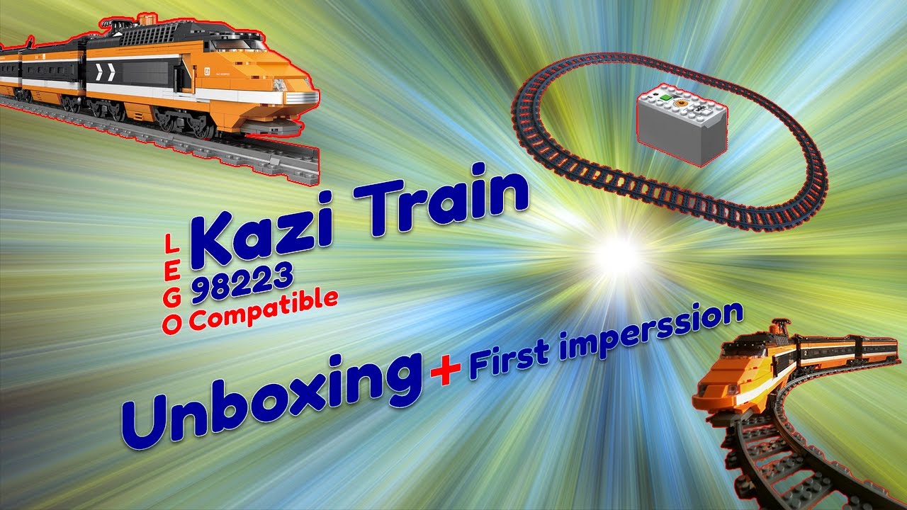Lego alternatives Unboxing from Ali-express // Kazi train