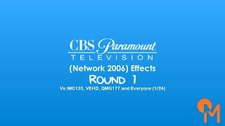 Cbs Paramount Television Network 2006 Effects Round 1 Vs Imc135, Vehd, Qmg177 And Everyone 124