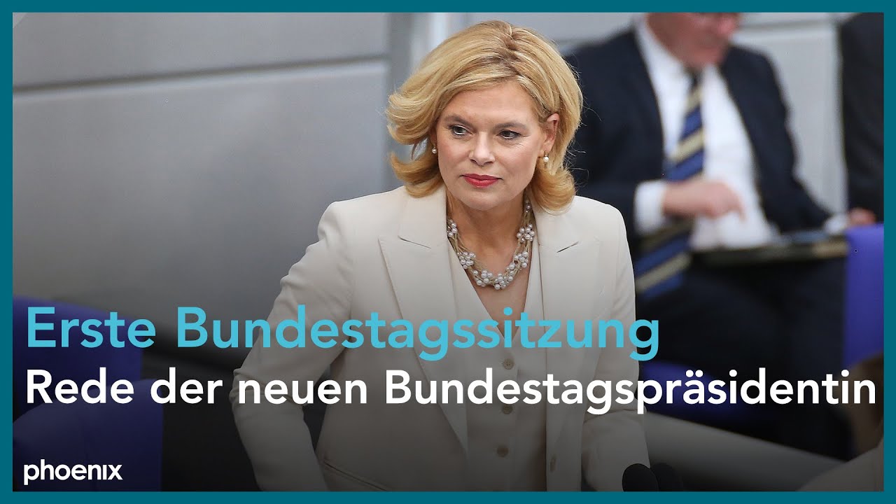 Rede der neuen Bundestagspräsidentin Julia Klöckner am 25.03.25