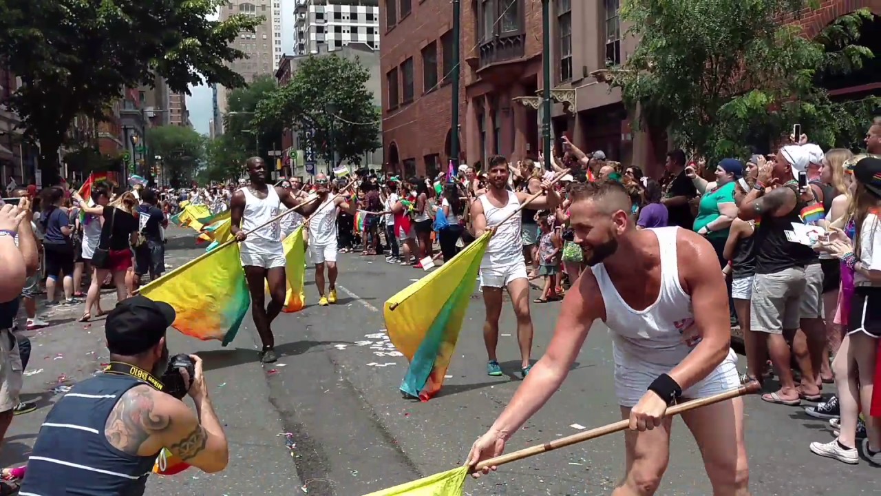 Philly Pride 2017 color guard