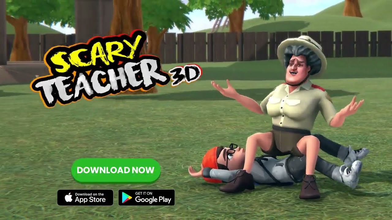Scary Teacher 3D | Летний лагерь | Специальное мероприятие | Украсть флаг — и это провал | Z&K Gl...