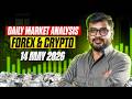 DAILY MARKET ANALYSIS | FOREX & CRYPTO | 14 MAY 2026 | DAY 53 | AP TRADES