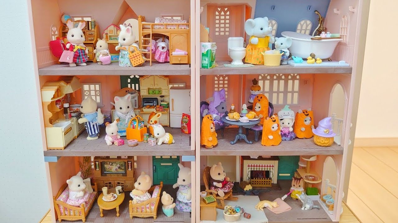 シルバニアファミリー セレブレーションホーム リーメント sylvanianfamilies calicocritters 森林家族 ミニチュア
