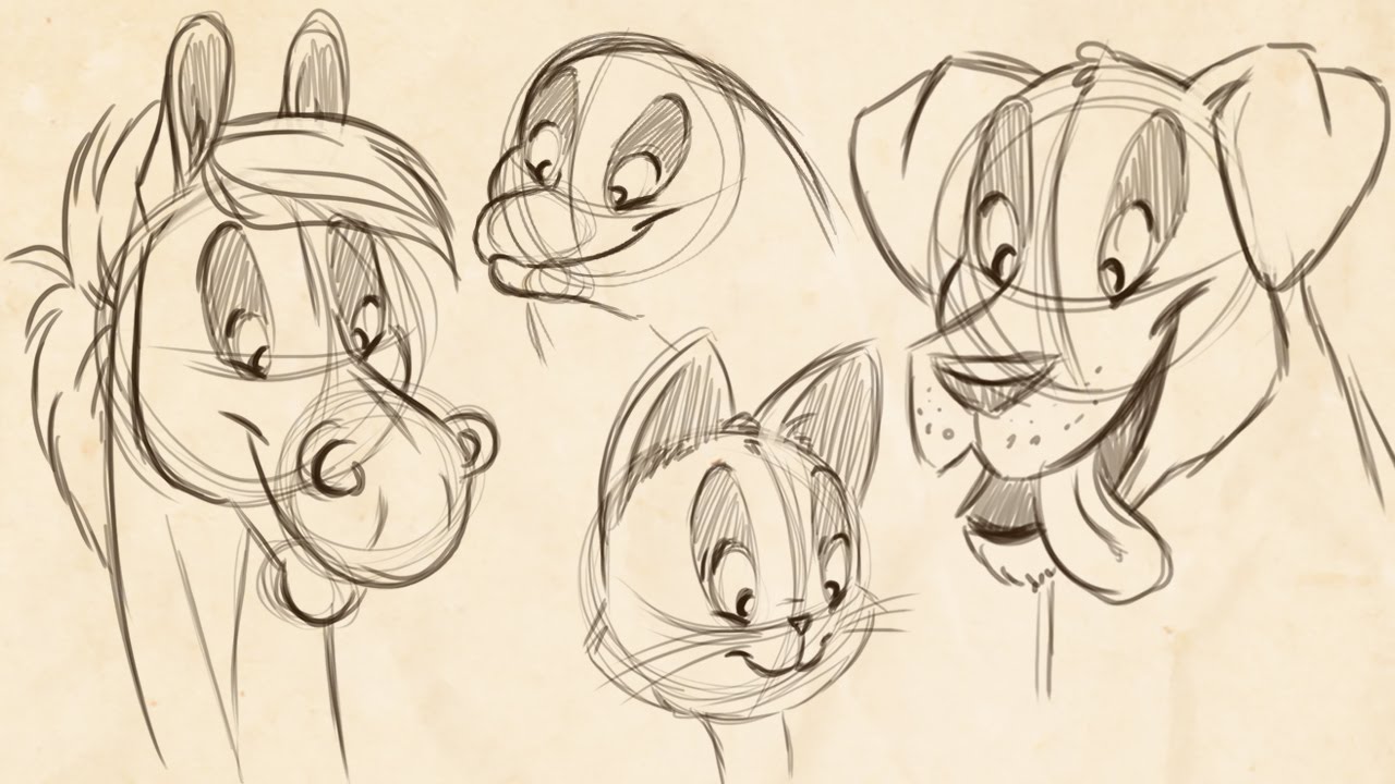 How to Draw a Cartoon Animal  Easy for Beginners  YouTube