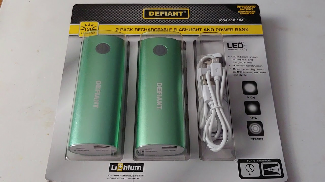 PRODUCT REVIEW  - HOME DEPOT EXCLUSIVE - POWER BANK & LED LIGHT COMBO - January 4, 2020