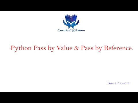 74-Python Functions - Pass by Value & Pass by Reference