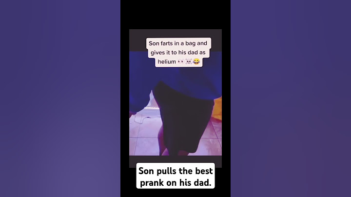 Son pulls prank on dad