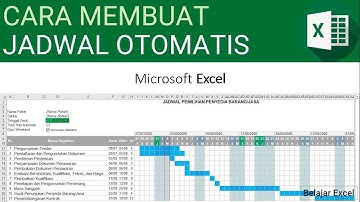 Membuat Jadwal Otomatis Menggunakan Excel