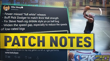 NBA 2K20 PATCH 5 - FULL WHITES FIXED! BADGE PROGRESSION FIX! PICK DODGER AND MORE! NEW PATCH