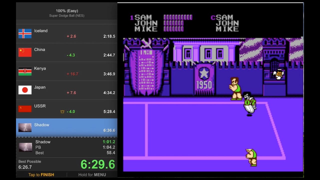 Super Dodge Ball (NES) 100 (Easy) 629 YouTube