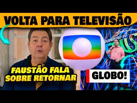 🚨On Globo, Faustão talked about returning to television