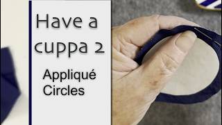 How I appliqué circles