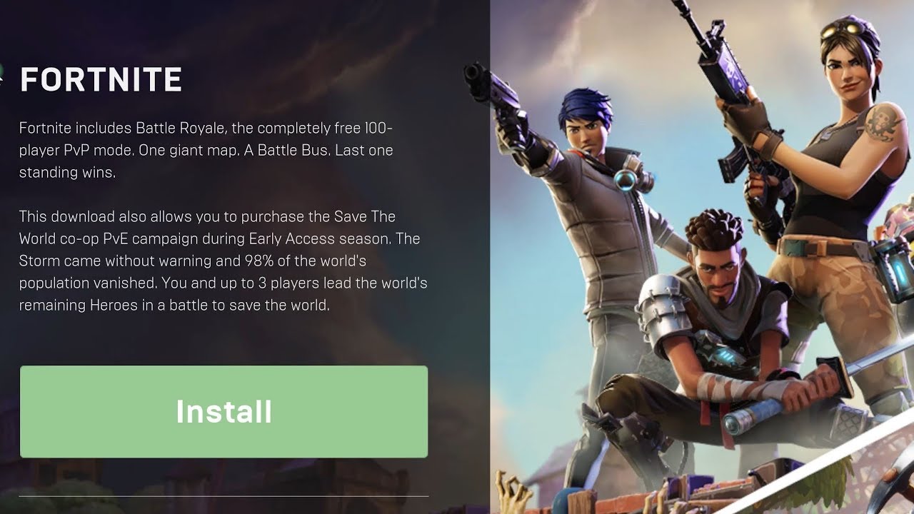 (FREE) How to DOWNLOAD and INSTALL Fortnite Battle Royale ...