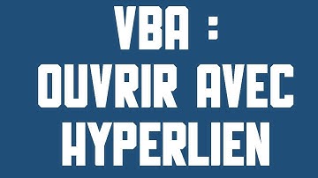 VBA Ouvrir des documents avec l