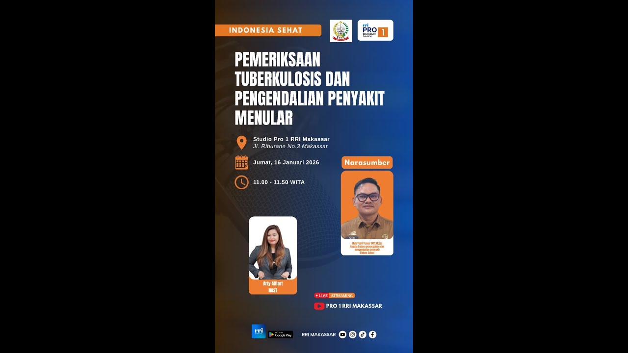 Pemeriksaan Tuberklosis dan Pengendalian Penyakit Menular -  Jumat, 16 Januari 2026