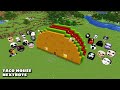 SURVIVAL TACO HOUSE WITH 100 NEXTBOTS in Minecraft - Gameplay - Coffin Meme