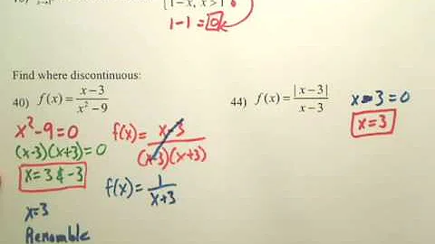 1.4b Continuity and One-Sided Limits - Calculus