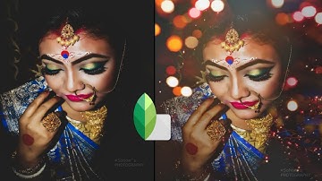 Snapseed  Bokeh effect Tutorial || Bokeh Background || Bokeh Photography|| New Snapseed Trick 2020