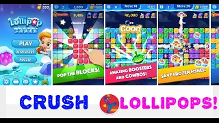 Lollipop Crush - first play video game review! CRUSH LOLLIPOPS! screenshot 2