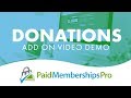 Donations Add On | Paid Memberships Pro