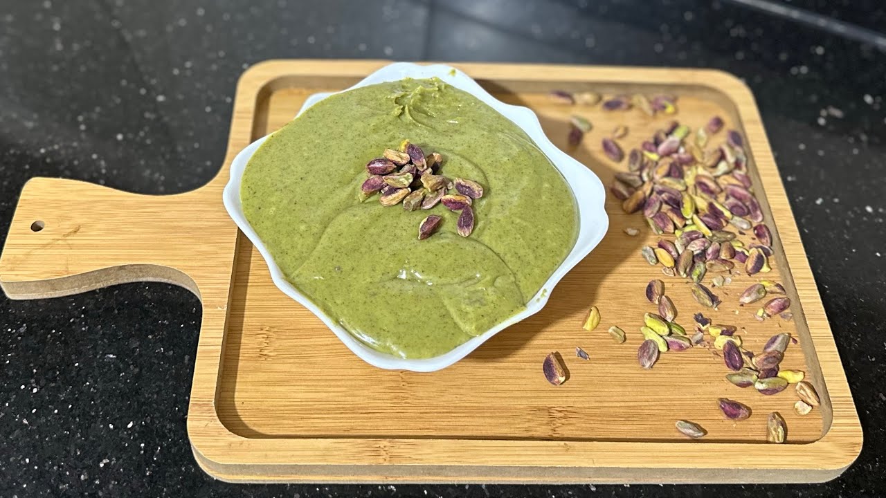 زبدة الفستق . الاقتصادية المنزلية