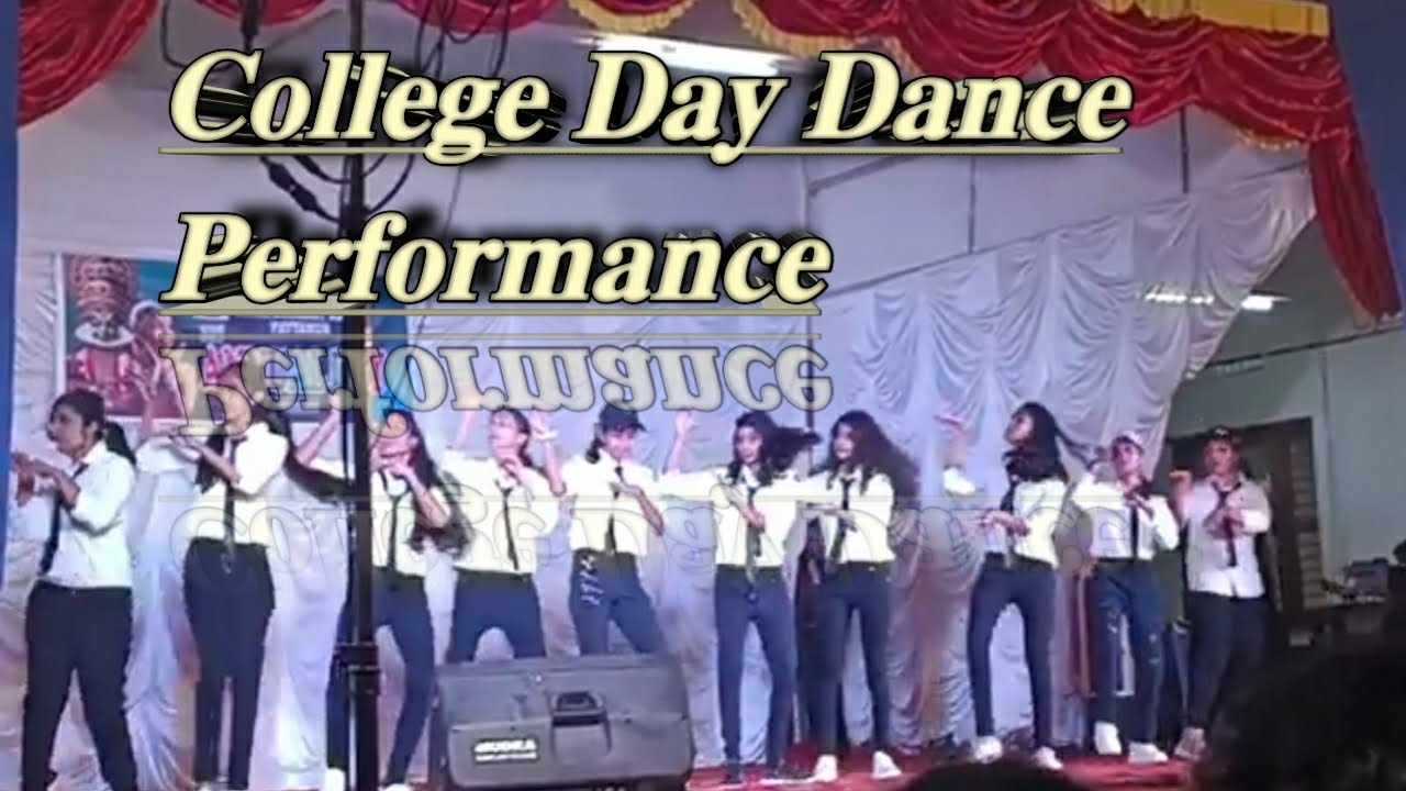 College day dance performance | Annual day celebration function - YouTube