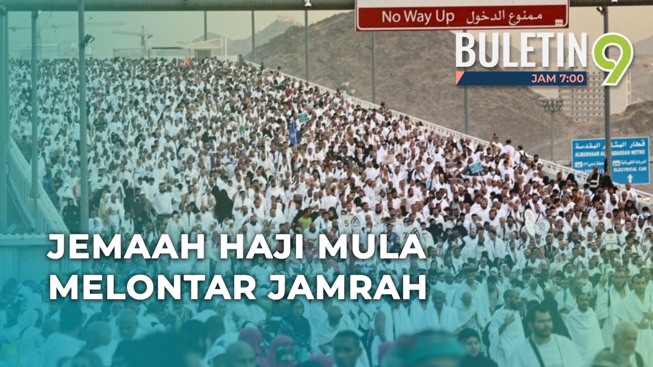 Jemaah Haji Mulakan Ibadah Melontar Di Ketiga-Tiga Jamrah