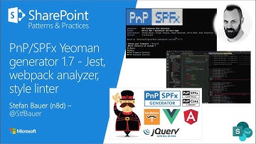 Community Demo - PnP/SPFx Yeoman Generator 1.7 Jest, webpack analyzer, style linter