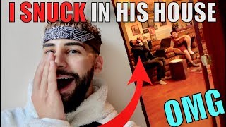 SNEAKING INTO MY BEST FRIENDS HOUSE FOR 24 HOURS & HE HAD NO IDEA!! (24 HOURS CHALLENGE)