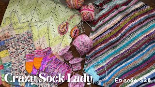 Episode 328 / My Trifle Wrap is back in rotation! 🧶 / Crazy Sock Lady