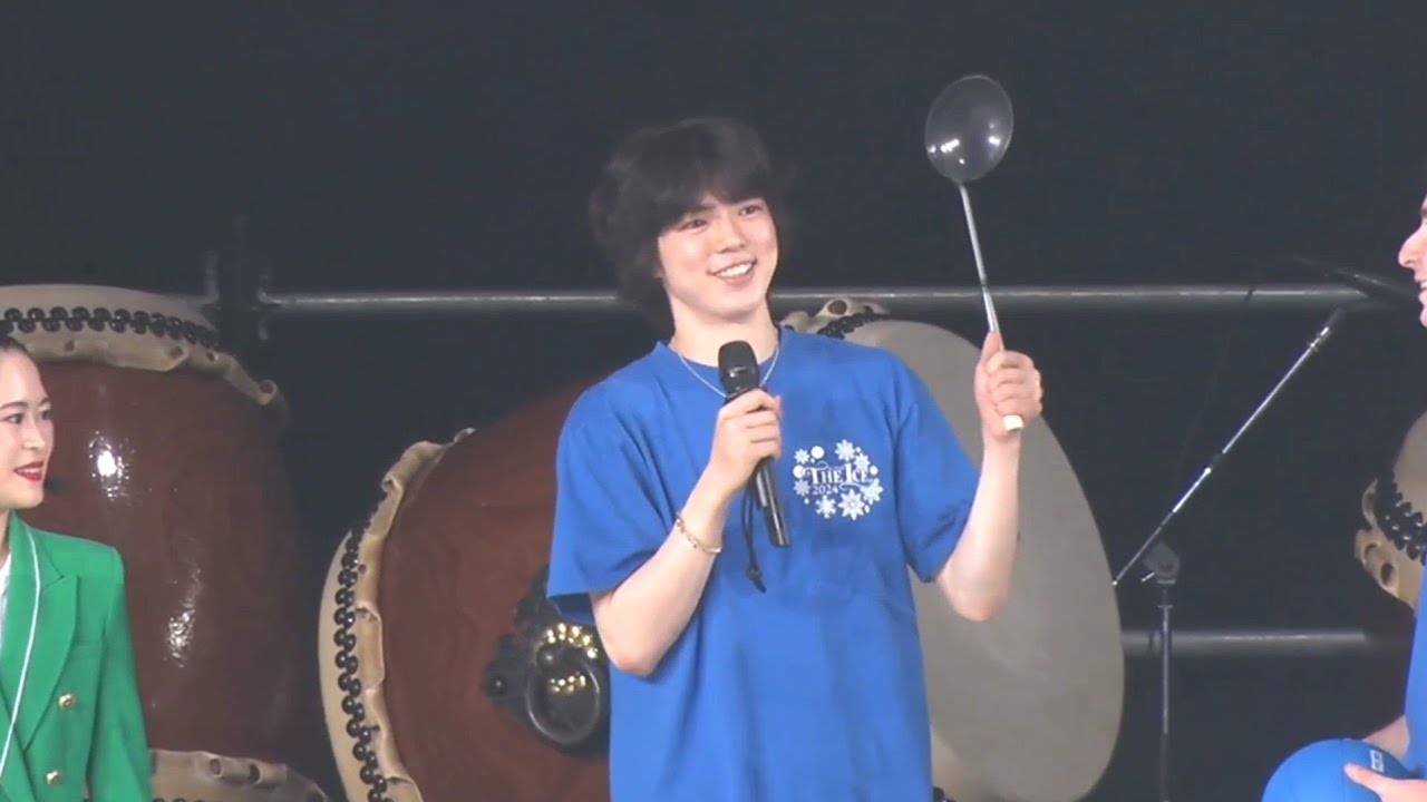 240727 디아이스 도쿄 (토) 낮공 한여름의 빙상 7번 승부 (국자로 공 옮기기 게임) 차준환 | Junhwan Cha