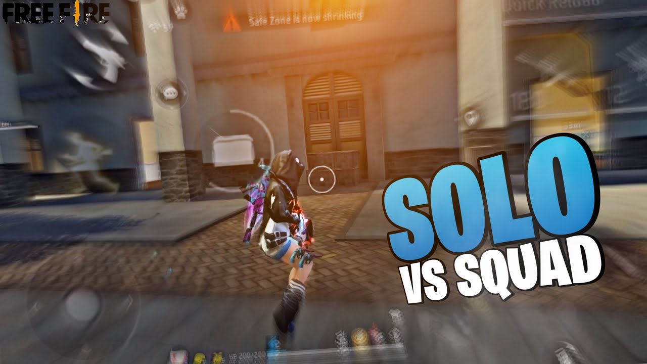 SOLO VS SQUAD !! After A Long time 🖤 - YouTube